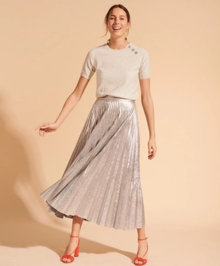 Jupe Juline Argentee