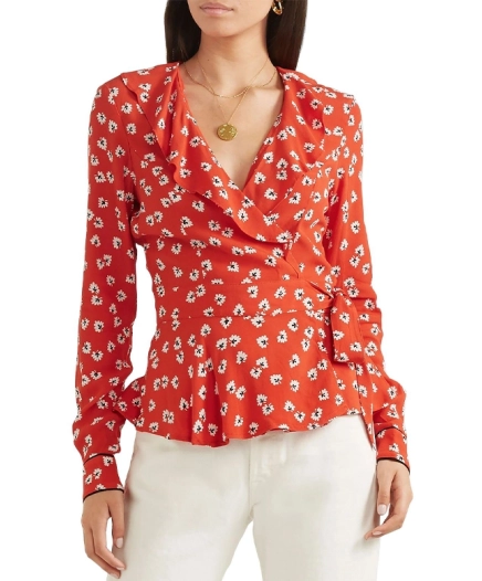 Top Cache-Coeur rouge