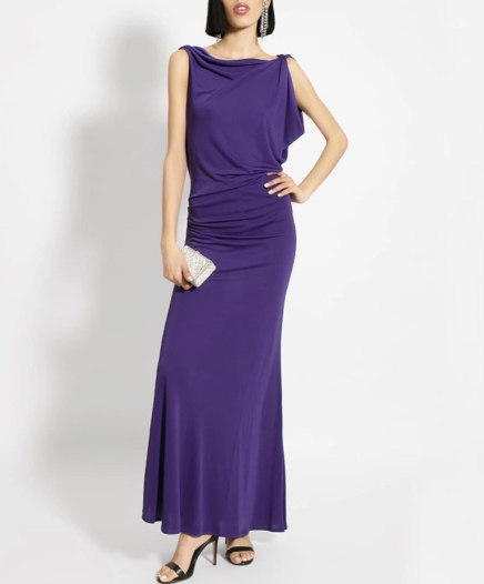Robe Purple Backless