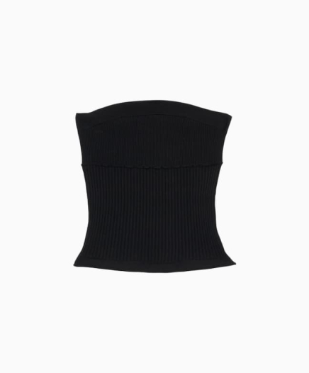 Top Bustier Nero