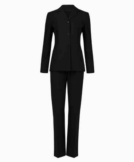 Tailleur Noir Architecturé SS1996