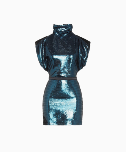Robe Sequin Bleue
