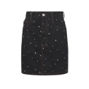 Jupe Denim Strass