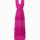 Robe Maxi Ruffles Pink-Exclusivité web