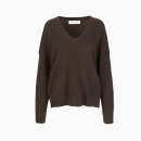 Pull Nola Cachemire Marron Foncé