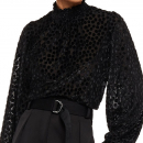 Top en Velours Dévoré