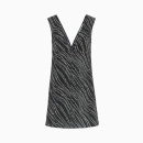 Robe Lina Black Flower