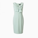 Robe noeud en crepe de satin