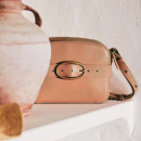 Sac Iris zippé Beige