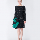 Robe dentelle grand volant