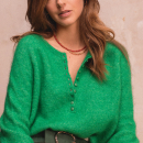 Pull Léon Vert