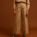 Pantalon Beige Chine