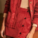 Jupe Leslie bordeaux