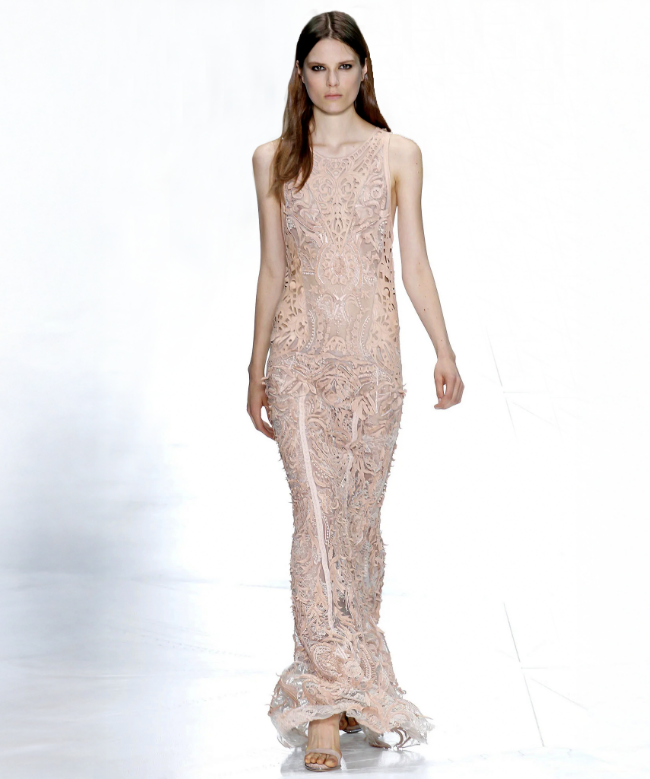 Location Robe de soirée Roberto Cavalli, modèle Nude Dentelle V 1