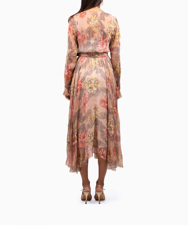 Location Robe de soirée Philosophy Di Lorenzo Serafini Floral Ruffled 3