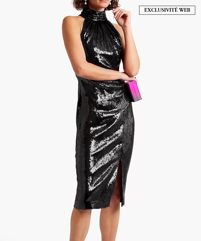 Location Robe de soirée ElKin Black Rachel Zoé 1