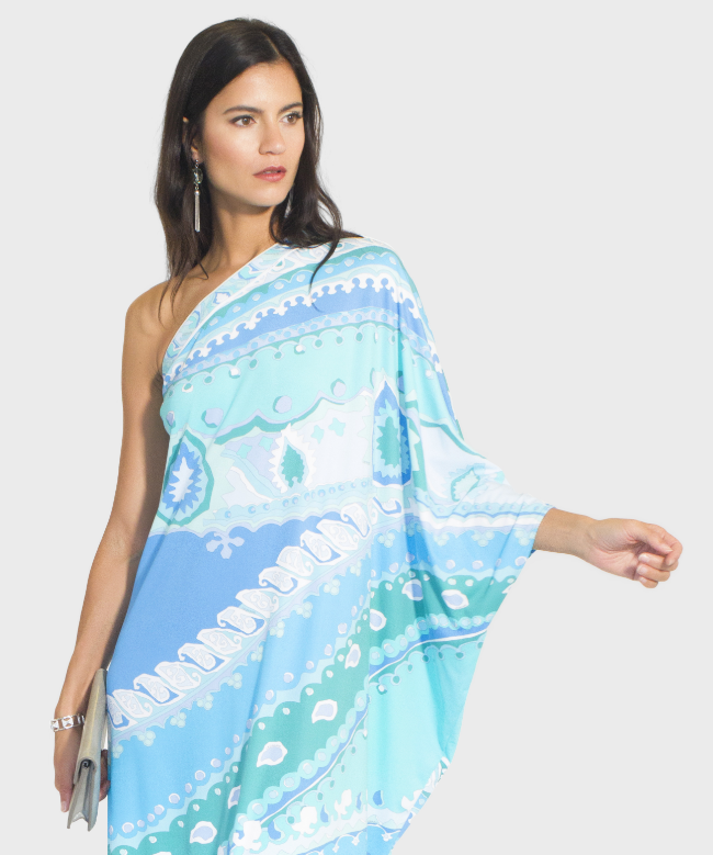 Location Robe de soirée Léonard, modèle Gasela Bleue 6