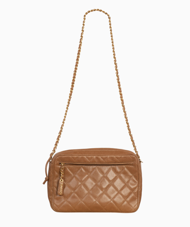 Achat Sac Chanel, modèle Camera Vintage Cuir 80's 2