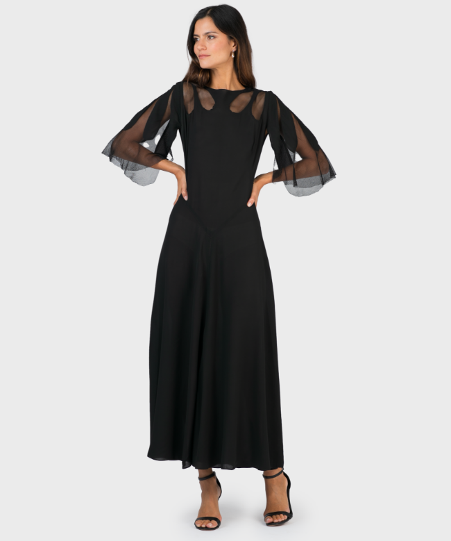 Location et Achat robe Vintage, modèle Midnight Puff Circa 1935 2