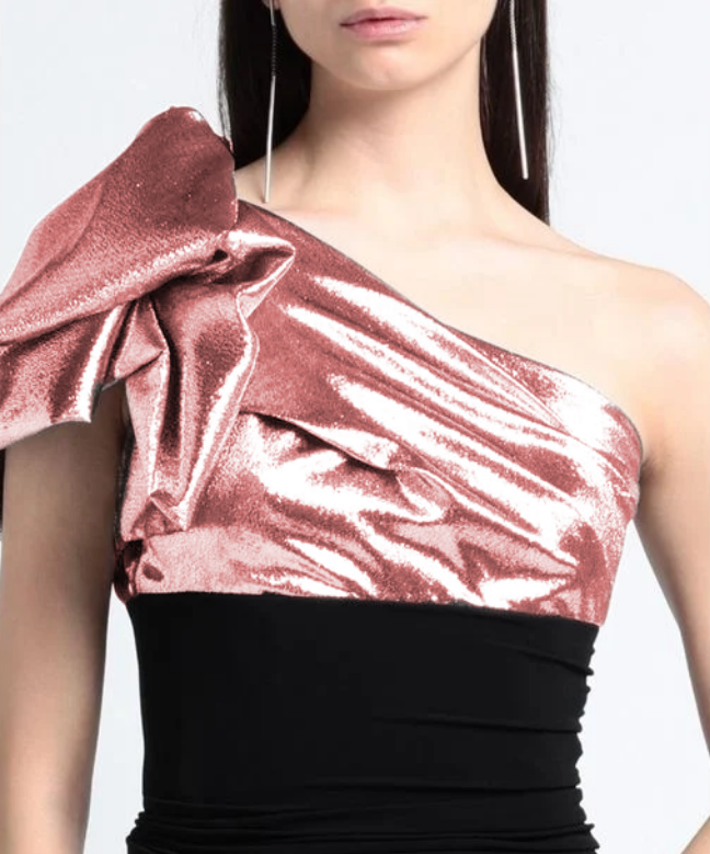 Location Robe de soirée Paule Ka modèle jersey de soie top asymétrique 3