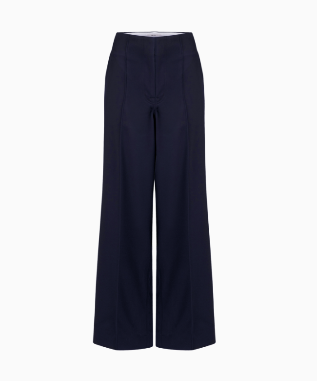 Location et Achat pantalon Céline, modèle Sculptural Navy SS2015 par Phoebe Philo 1