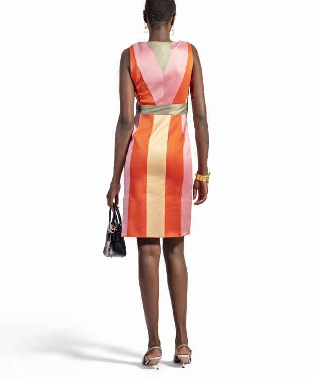 Location Robe de soirée Paule Ka Graphique en Crêpe 5