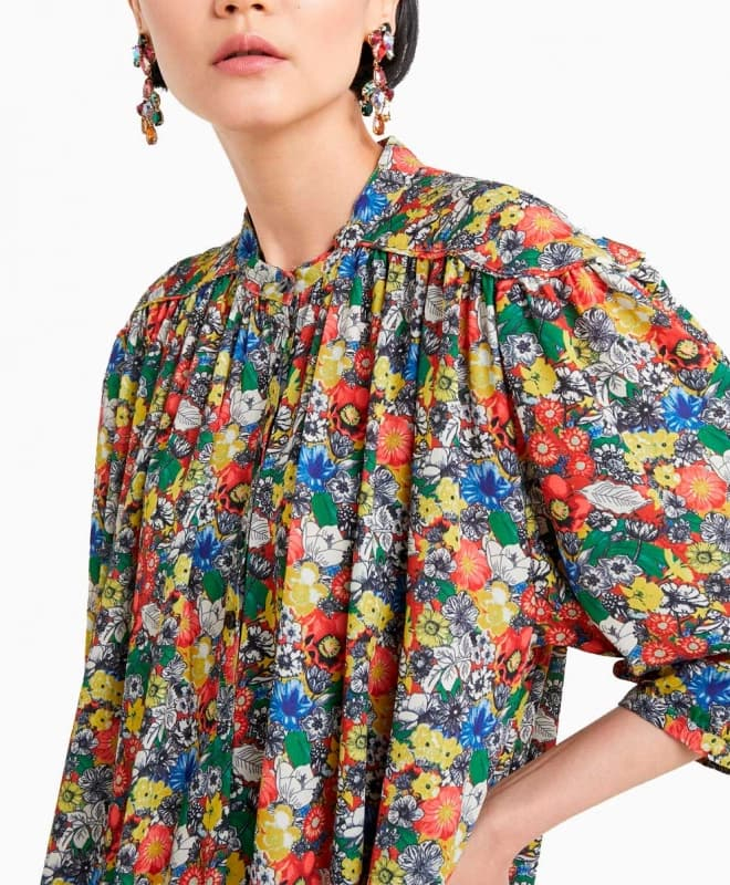 Location Robe de soirée REBECCA MINKOFF Floral Print Midi 3