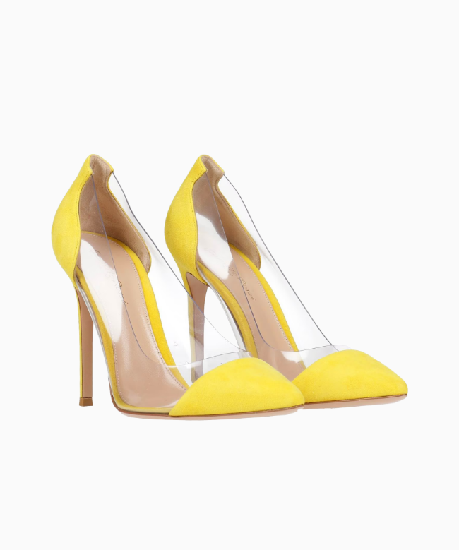 Achat chaussures Gianavito Rossin, modèle Escarpins Jaunes 2