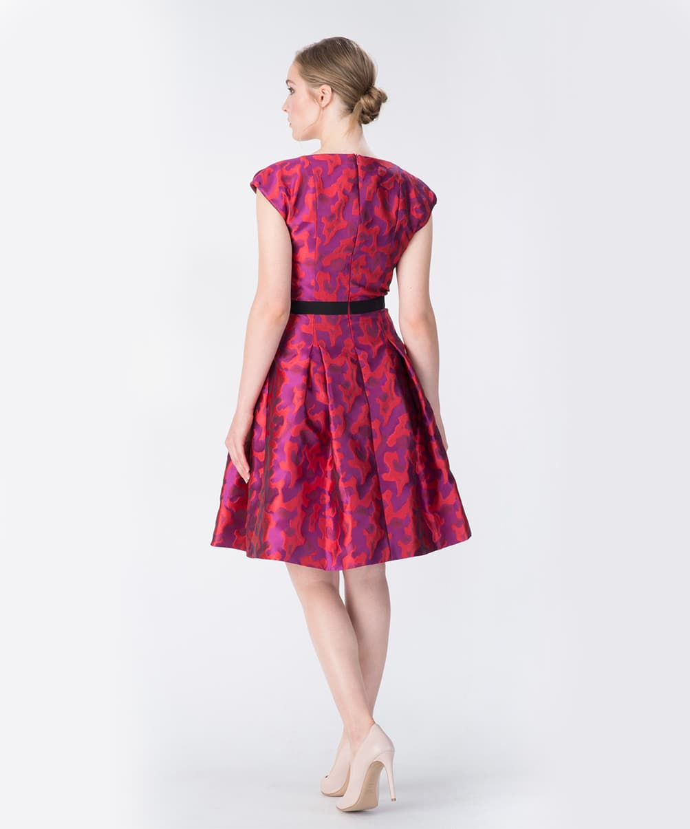 Location Robe de soirée Paule Ka Violette Et Orange Annees 50 4