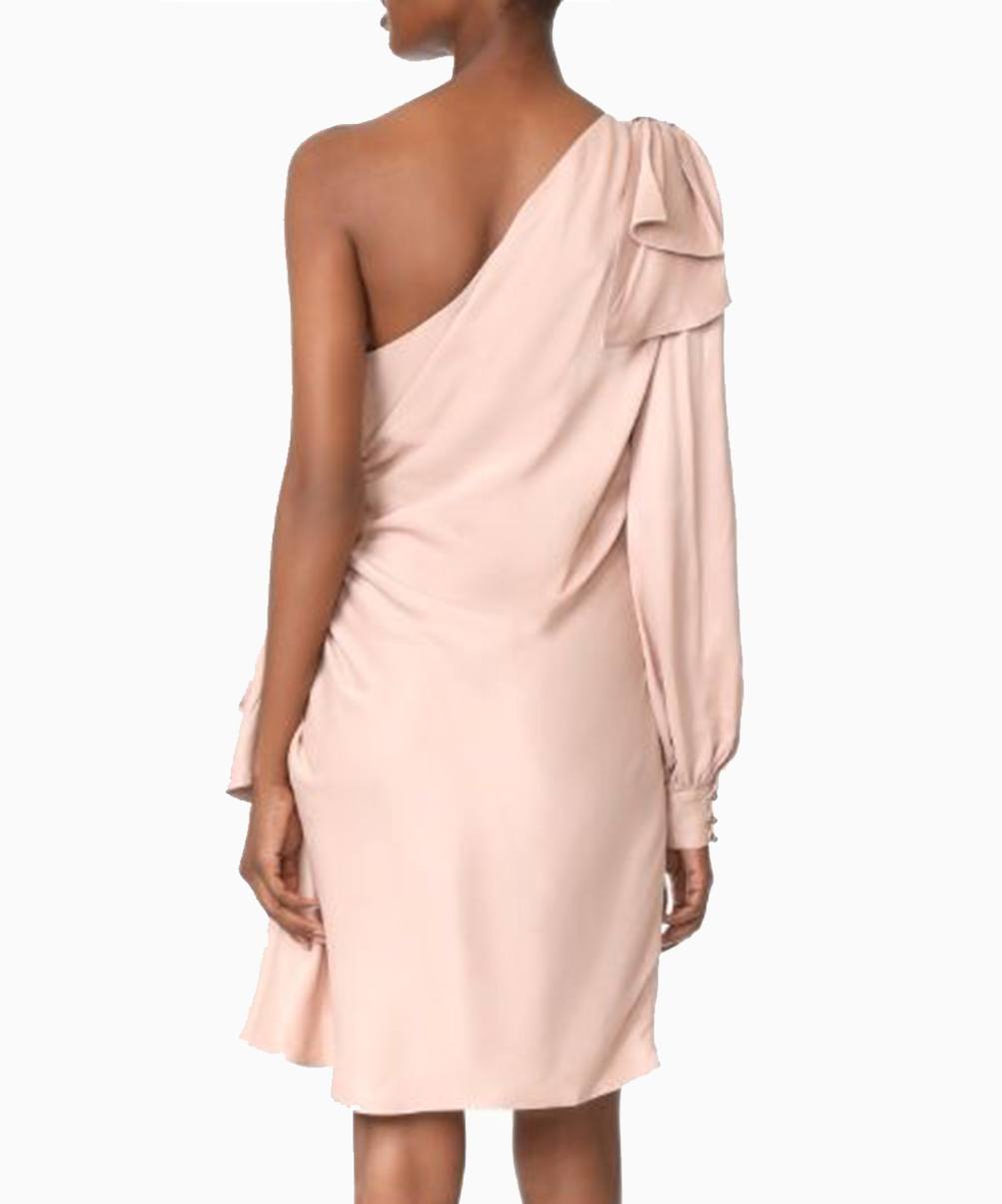 Location Robe de soirée Zimmermann Maples Bow Blush 3