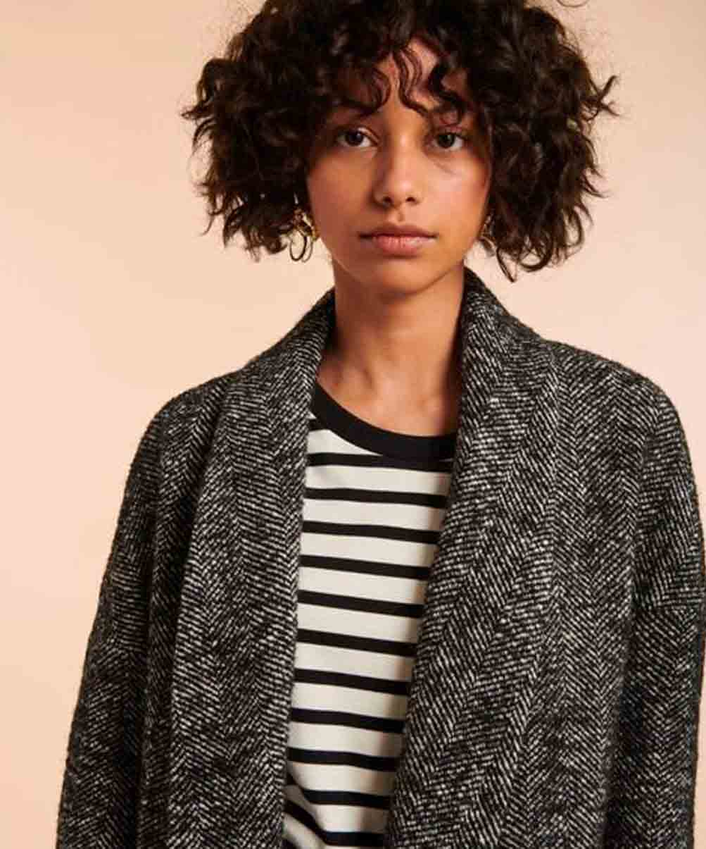 Location manteau TARA JARMON modèle Noir 5