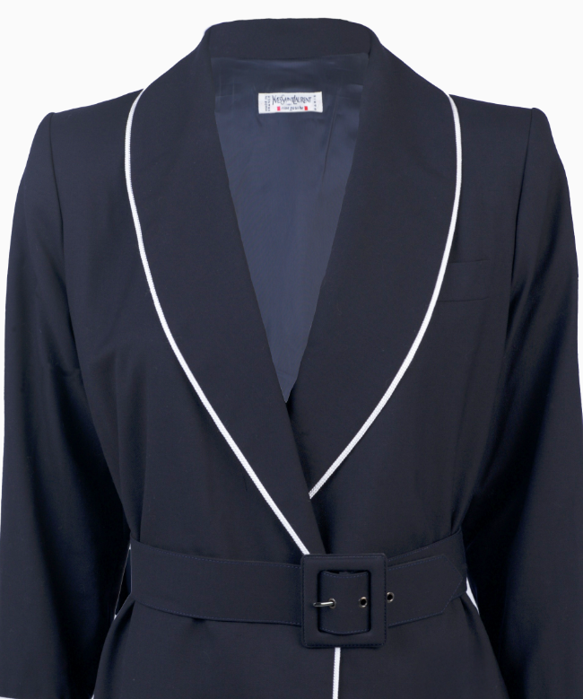 Achat Veste Yves Saint Laurent Rive Gauche, modèle Ceinturé Noir 3