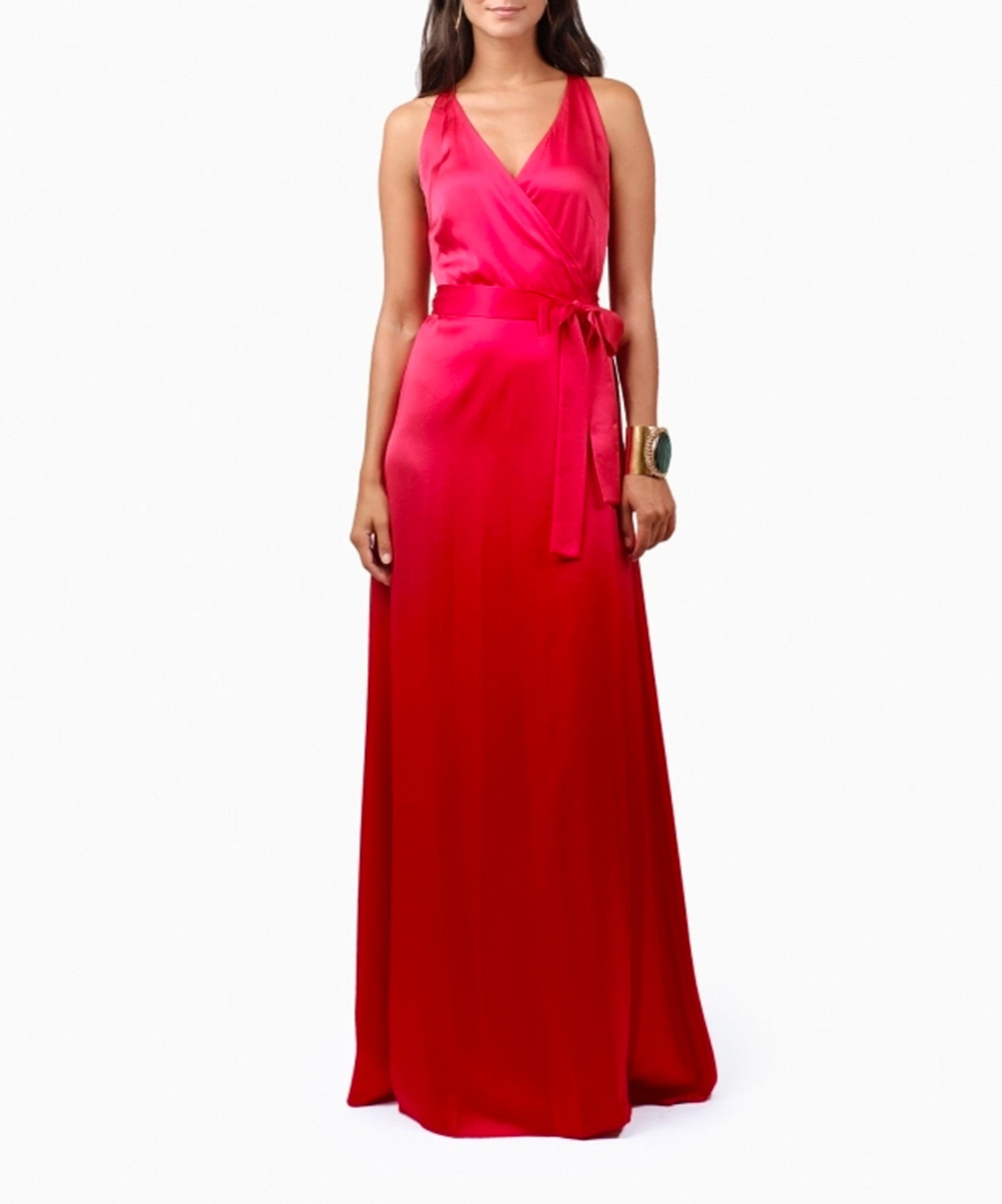 Location Robe de soirée longue DVF Paola 1