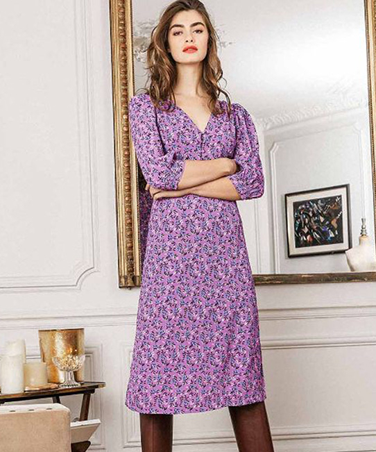 Location Robe de soirée Petite Mendigote Rosine Mauve 1
