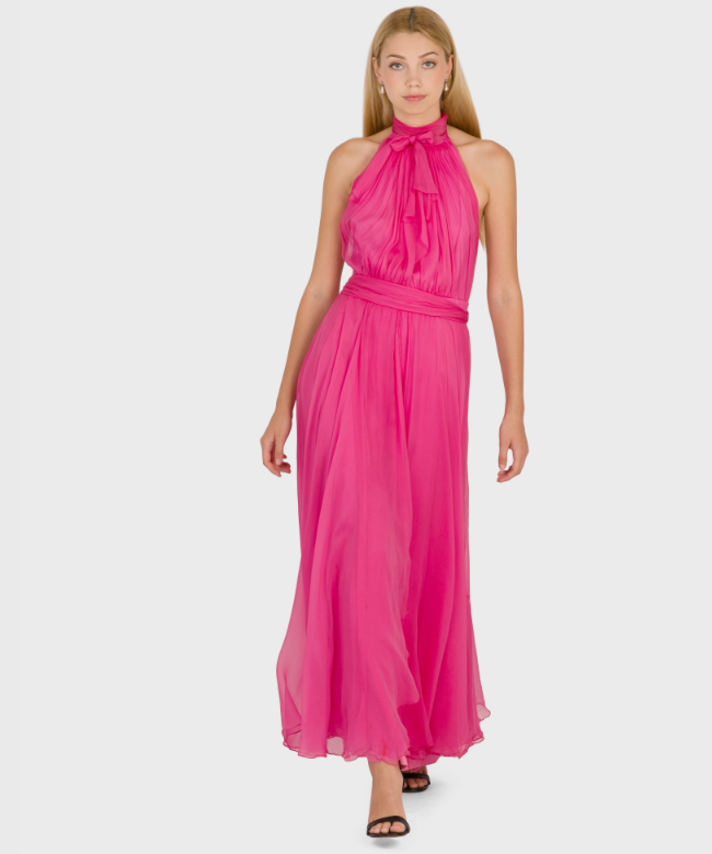 Location Robe de soirée Nina Ricci, modèle Pink Vénus 1