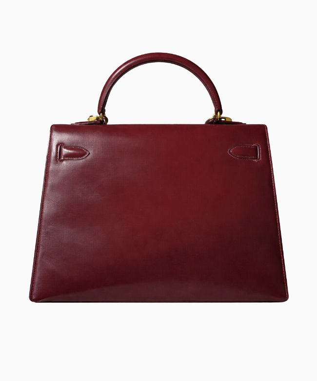 Achat Sac Hermès, modèle Sac à main Hermès Kelly 32 cm en cuir box rouge H 4