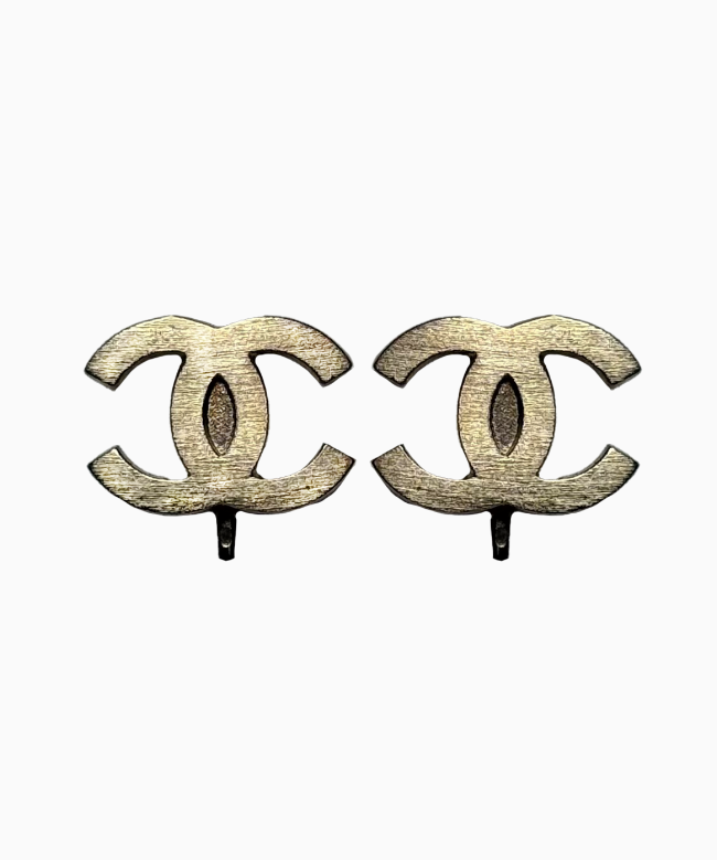 Achat Boucles D'Oreilles Chanel, modèle Double Little C Gold