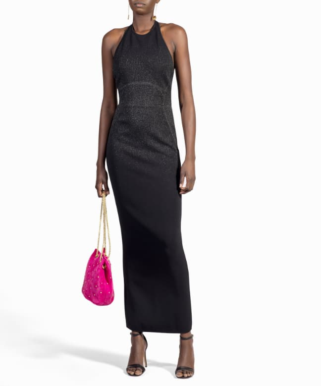 Location Robe de soirée Elie Saab Stretch irisée 1