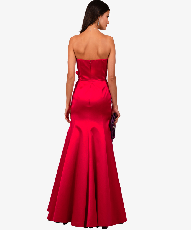 Location Robe de soirée Paulka Bustier Fuschia 5