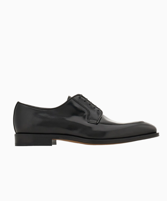 Location et Achat Chaussures Ferragamo, modèle Derby Noir 1