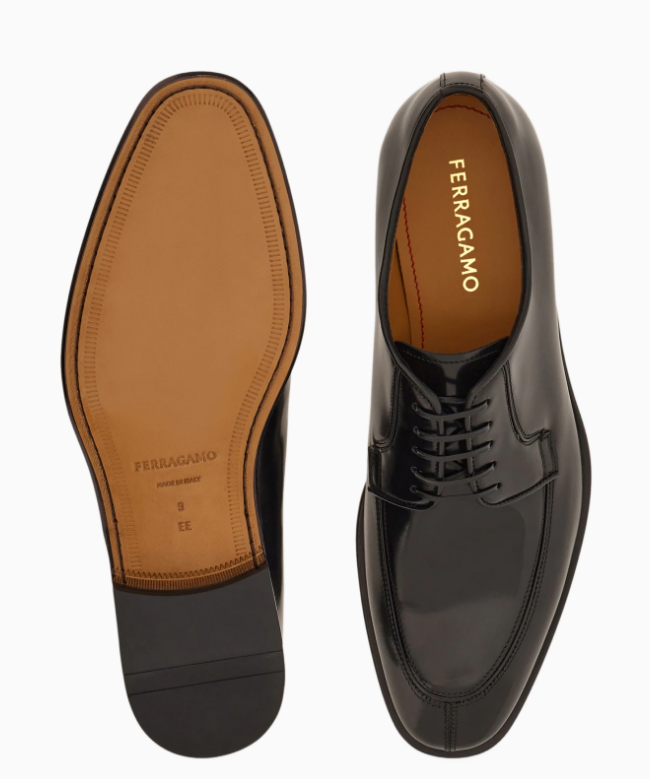 Location et Achat Chaussures Ferragamo, modèle Derby Noir 5