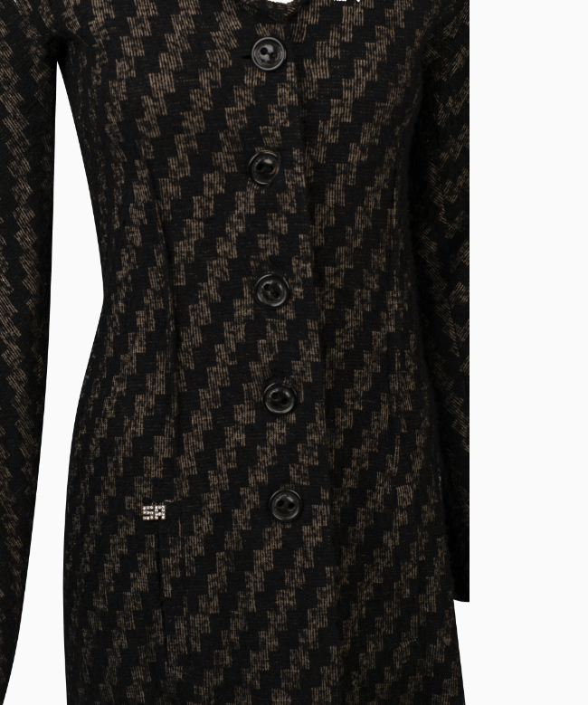 Location Manteau Sonia Rykiel, modèle Laine Ébène 4