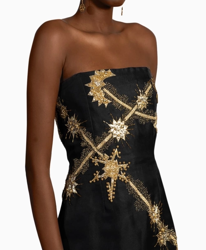 Location Robe de soirée Christian Dior Golden Star 3
