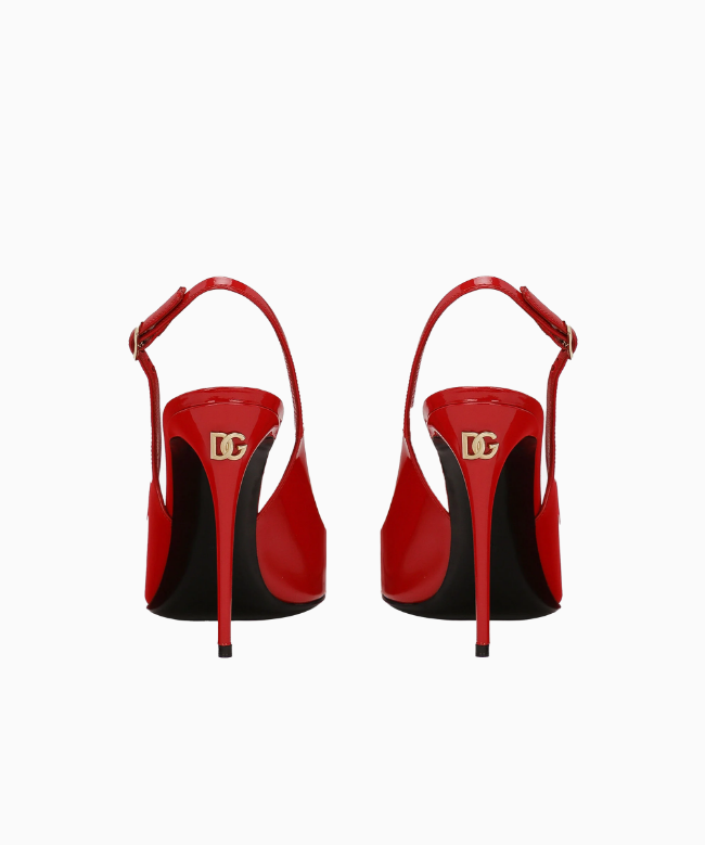 Achat chaussures Dolce & Gabanna, modèle Sligbacks en Cuir Verni 3