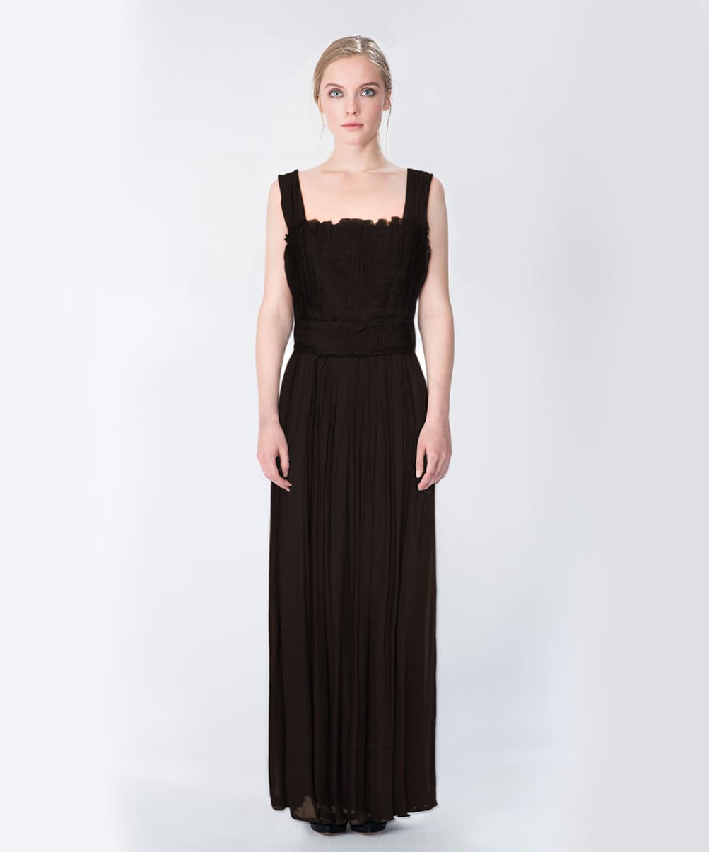 Location Robe de soirée Paule Ka Double Bretelles Noir & Blanc 2