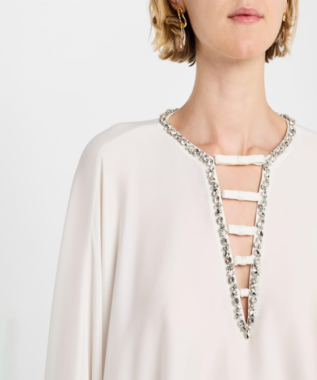 Location Top Ungaro, modèle Blouse Adia Ivory 3