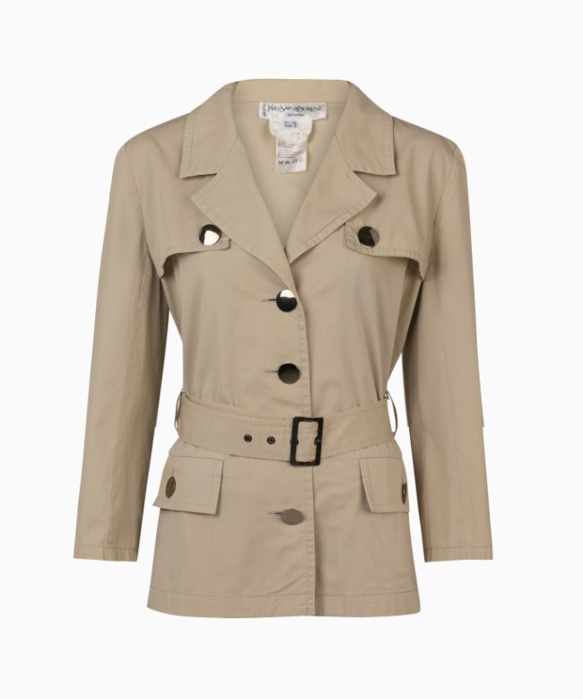 Location Veste Yves Saint Laurent, modèle Saharienne 1985 1