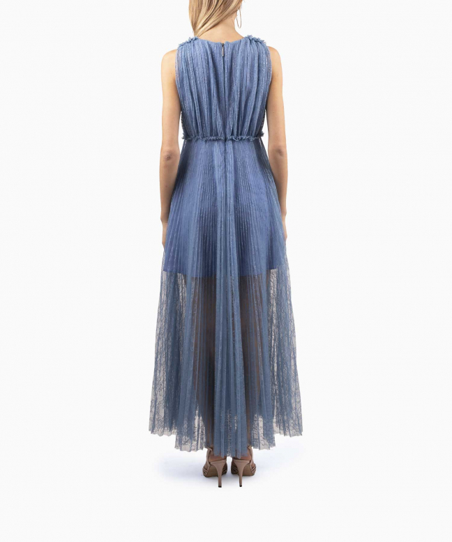 Location Robe de soirée MSGM Lace Bleue 3