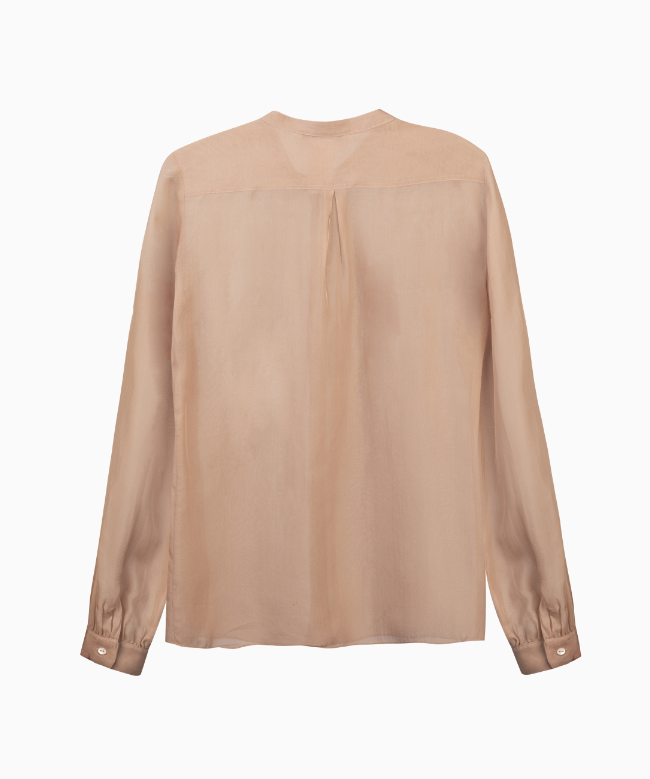 Location top Chloé, modèle Soie Beige 2