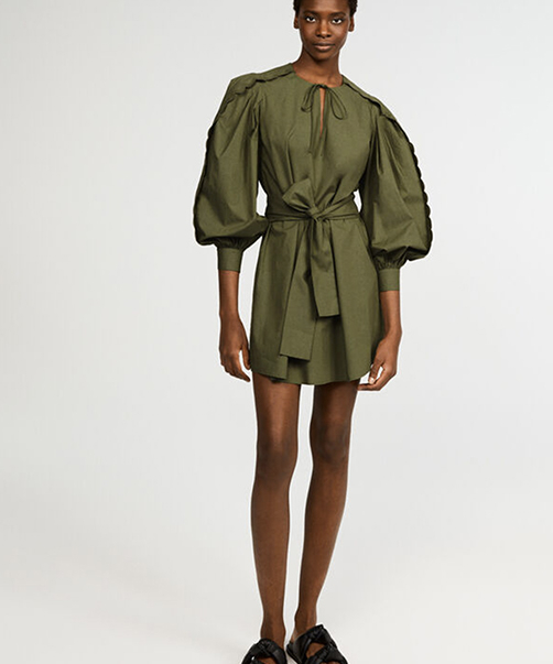 Location Robe de soirée Claudie Pierlot Rariole Kaki 3